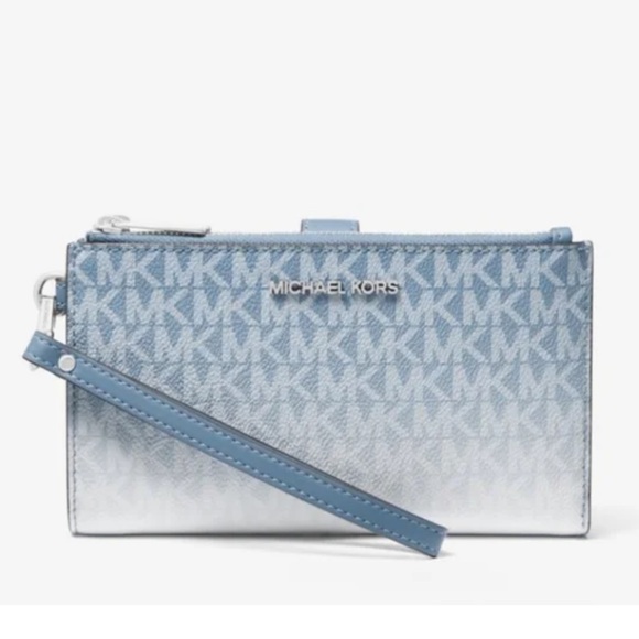 MICHAEL KORS
Jet Set Lg Ombré Logo Double-Zip Wristlet-Wallet-Phone Case Holder - Picture 1 of 16